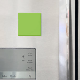 Flat Lime Green Background Texture  Magnet
