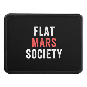 flat mars society hitch cover