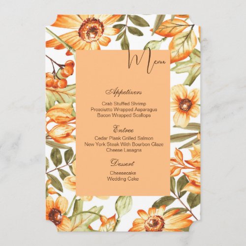 Flat Menu Card_Autumn