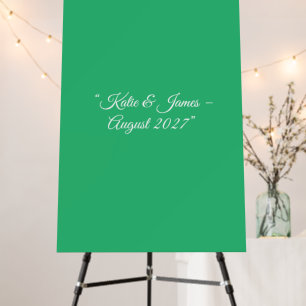 Flat Mint Green Background – Wedding Design Foam Board