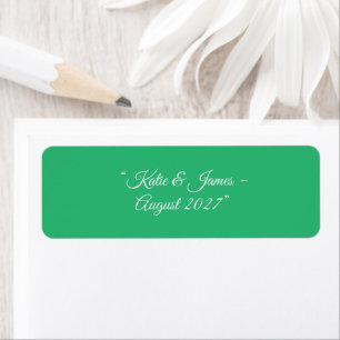 Flat Mint Green Background – Wedding Design Label