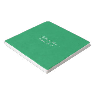Flat Mint Green Background – Wedding Design Trivet