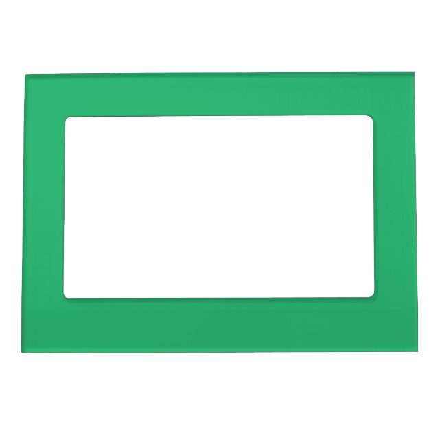 Flat Mint Green Texture Background for Design Magnetic Frame (Front)