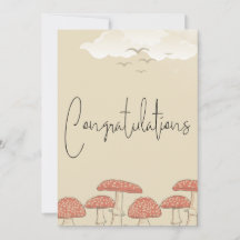 Flat Mushroom Card