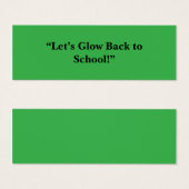 Flat Neon Green Background – School Texture (Front & Back)