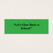 Flat Neon Green Background – School Texture (Front)