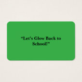 Flat Neon Green Background – School Texture (Front)