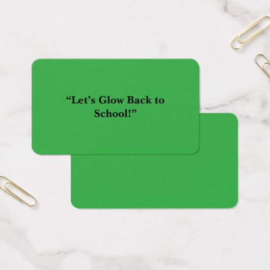 Flat Neon Green Background – School Texture (Office)