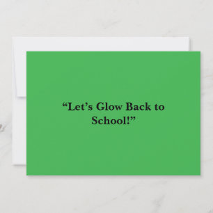 Flat Neon Green Background – School Texture Holiday Card