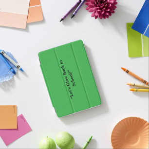 Flat Neon Green Background – School Texture iPad Mini Cover