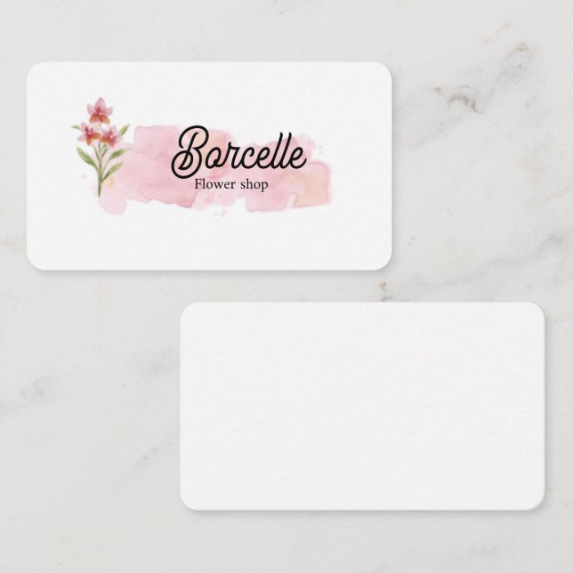 Flat Note Card (Front/Back)