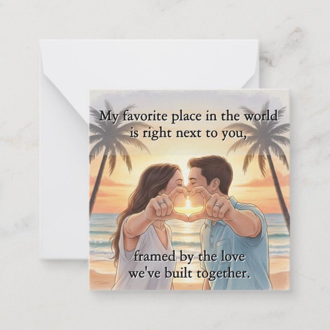 Flat Note Card (Front)