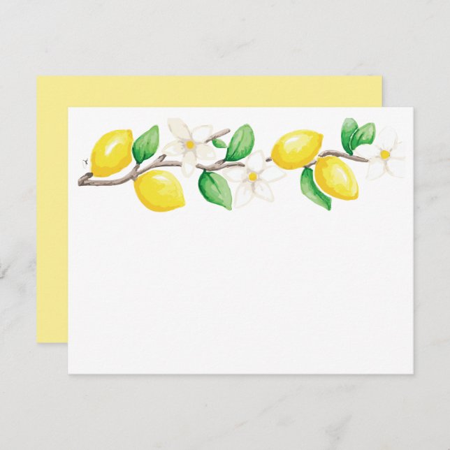 Flat Note Card (Front/Back)