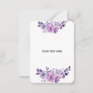 Flat Note Card