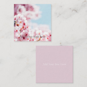 FLAT NOTE CARD : SAKURA : CHERRY BLOSSOMS