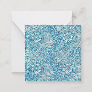 FLAT NOTE-CARD : WILLIAM MORRIS : MARIGOLD CARD