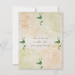 Flat note cards 