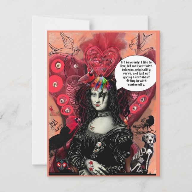 Flat notecard (Front)