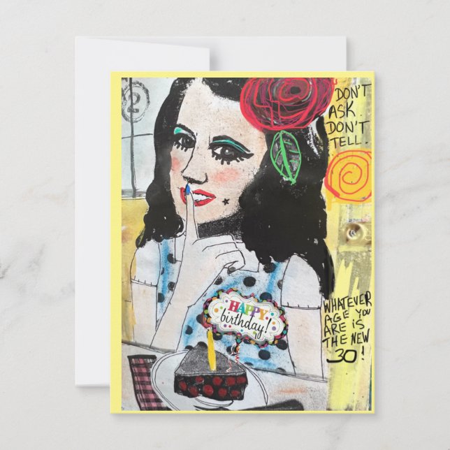 Flat notecard (Front)