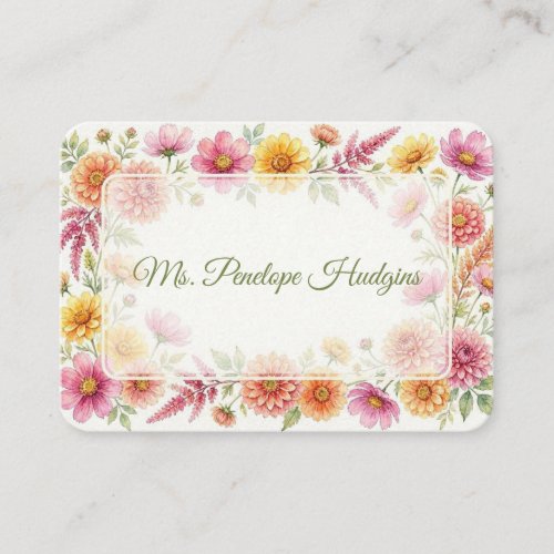 Flat Place Card