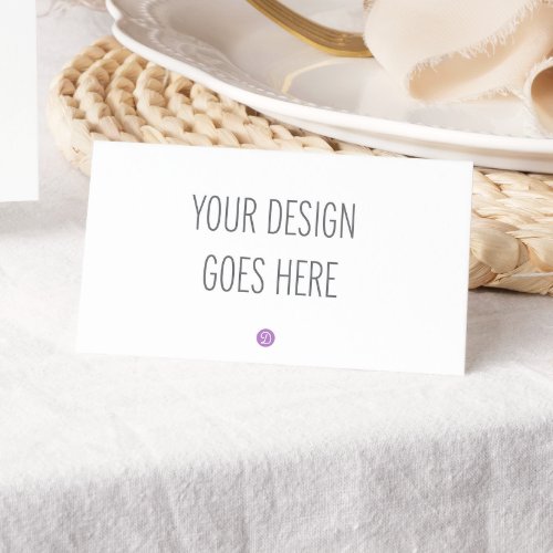 Flat Place Card or Buffet Labels DIY PRINTING