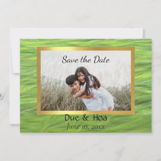 Flat Save The Date Card