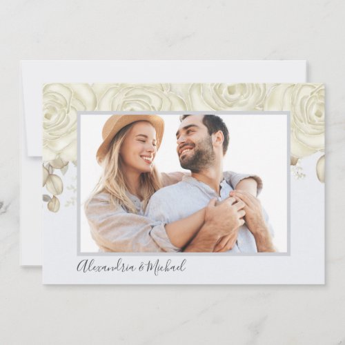 Flat Save The Date Card