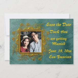 Flat Save The Date Card