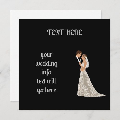 Flat Save The Date Card