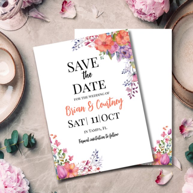 Flat Save The Date Card (Creator Uploaded)
