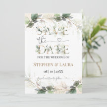 Flat Save The Date Card
