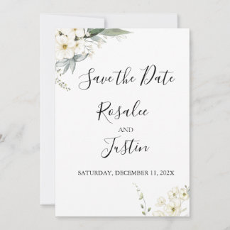 Flat Save The Date Card