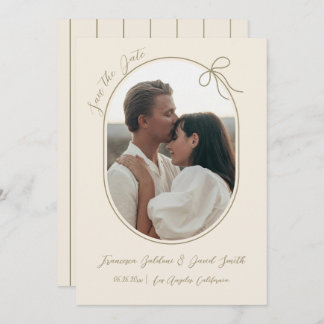 Flat Save The Date Card