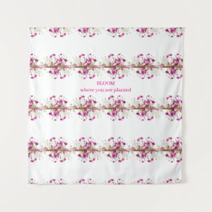 Flat Save The Date Card Tapestry