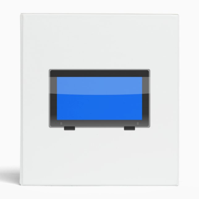 Flat Screen TV 3 Ring Binder (Front)