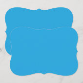 Flat Sky Blue Background for Web & Print (Front/Back)
