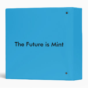 Flat Sky Blue Background for Web & Print 3 Ring Binder