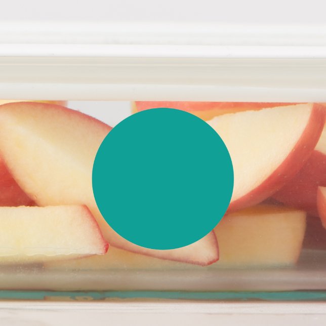 Flat Teal Background Texture  Labels (Affixed)