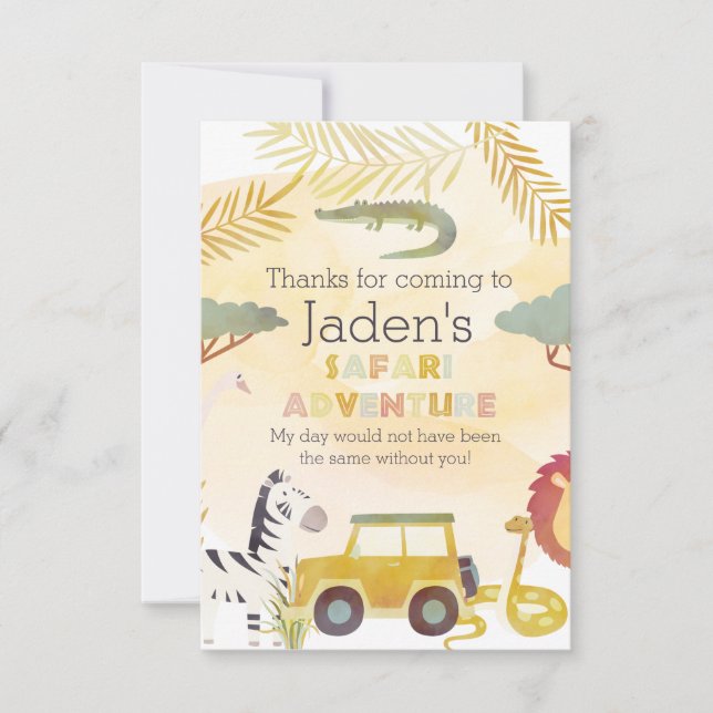 Flat Thank You Card (Front)