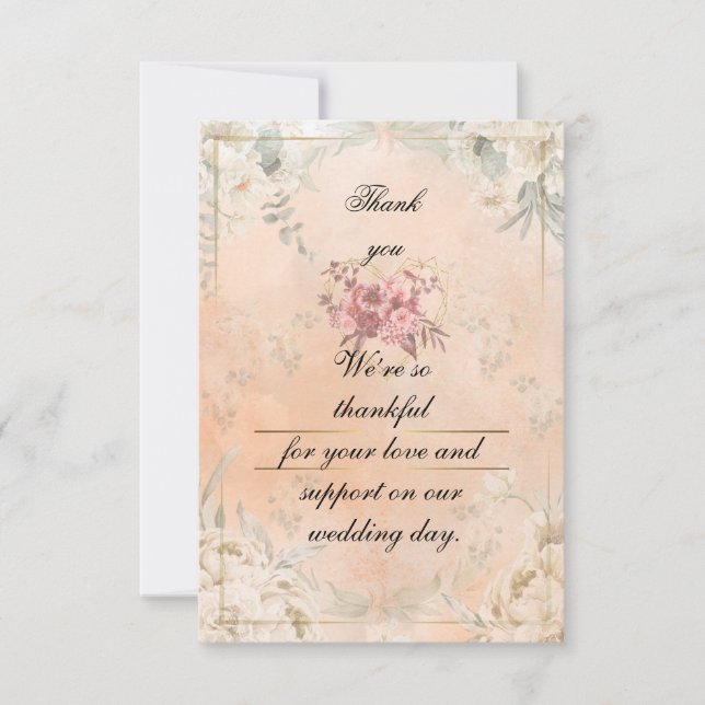 Flat Thank You Card (Front)
