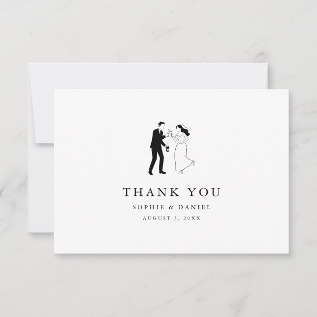 Flat Thank You Card (Front)