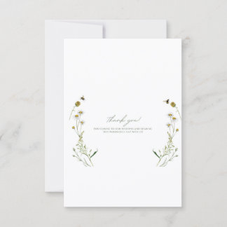 Flat Thank You Card