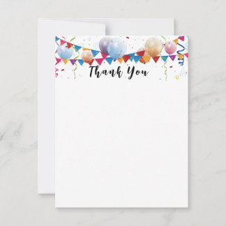 Flat Thank You Card