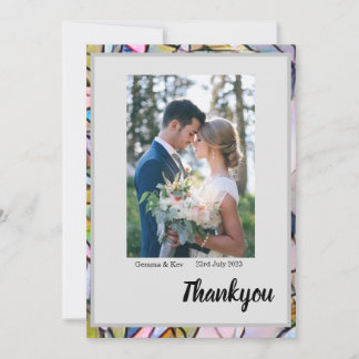 Flat Thank You Card