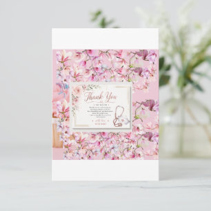 Flat Thank You Card