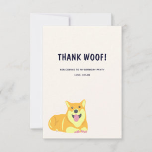 Flat Thank You Card