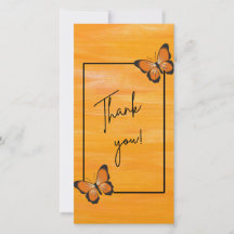 Flat Thank You Card