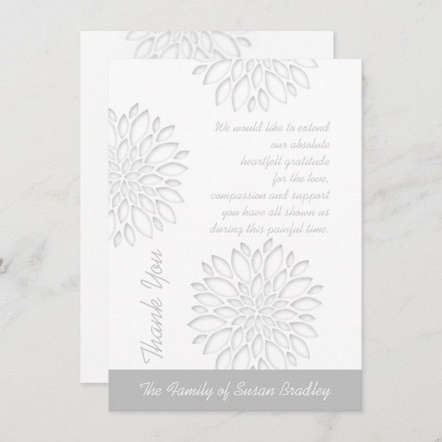 Flat Thank You Card (Front/Back)