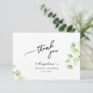 Flat Thank You Card