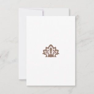 Flat Thank You Card